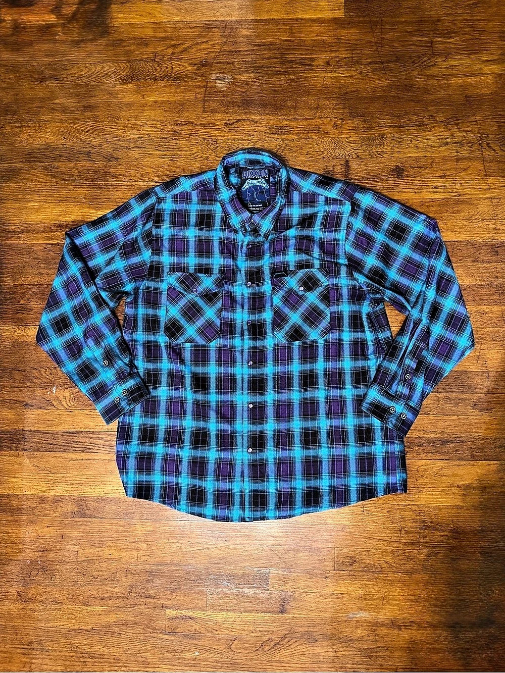 DIXXON x Metallica Ride The Lightning Plaid Snap-Front Shirt - Limited Edition